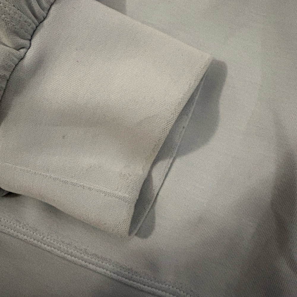 lululemon soft stream perfectly oversized cropped crew neck powder blue - Picture 5 of 7